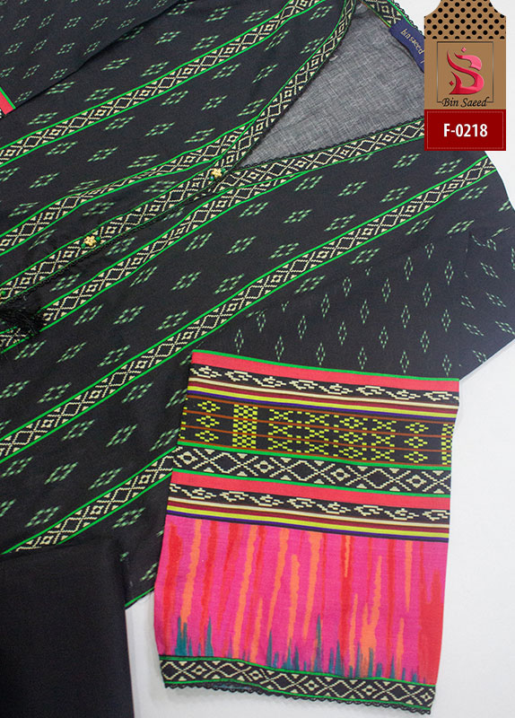 BIN SAEED 3 Pcs Stitched Printed Lawn - Image 2